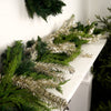 Champagne Christmas Tinsel Garland - Christmas Place