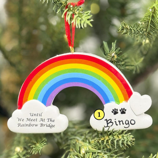 Rainbow Bridge Personalized Ornament