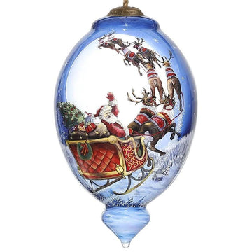 To All A Goodnight Santa Ornament