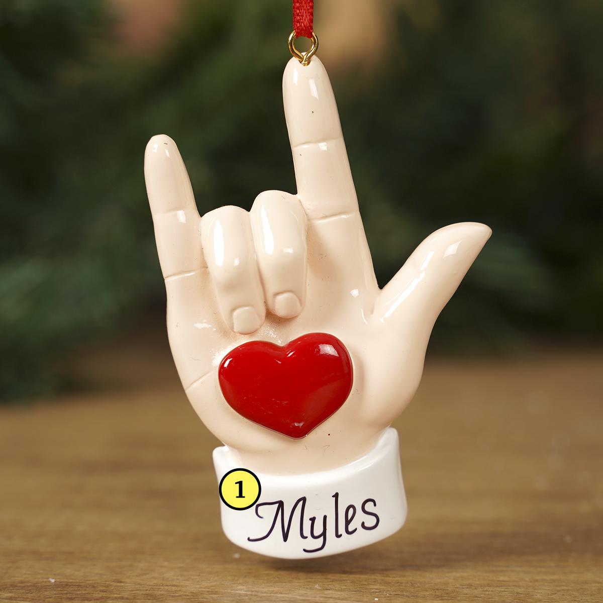 I Love You Sign Language - Christmas Place