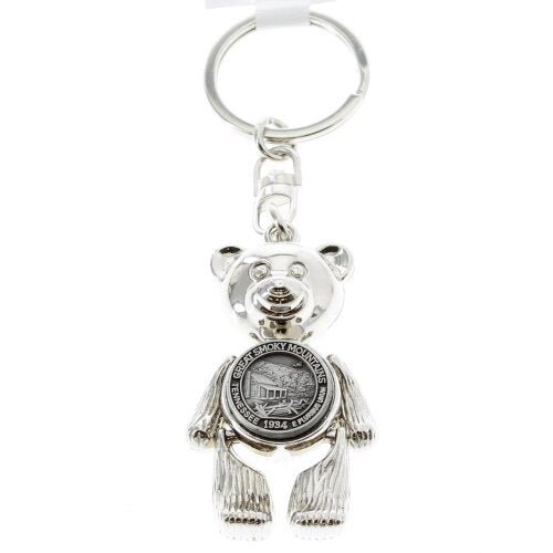 1934 Great Smoky Mountains Bear Key Ring - Christmas Place