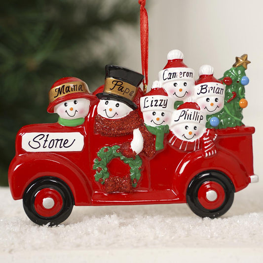 Red Truck Family Of 6