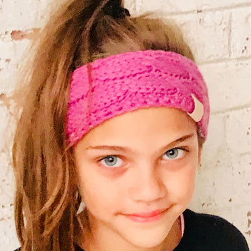 Kids Candy Pink Headwrap