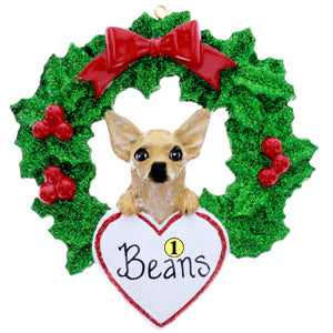 Chihuahua with Wreath