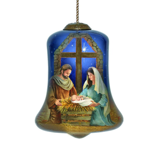 Christ Is Born Bell Ornament