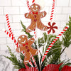 33IN GINGERBEAD GRASS SPRAY - Christmas Place