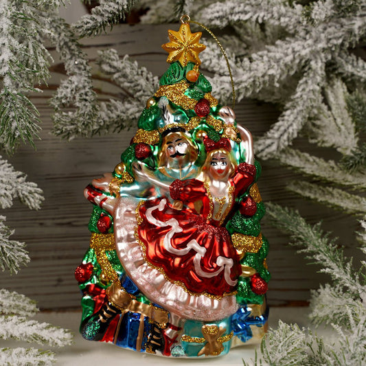7Inch Glass Nutcracker Tree Ornament - Christmas Place