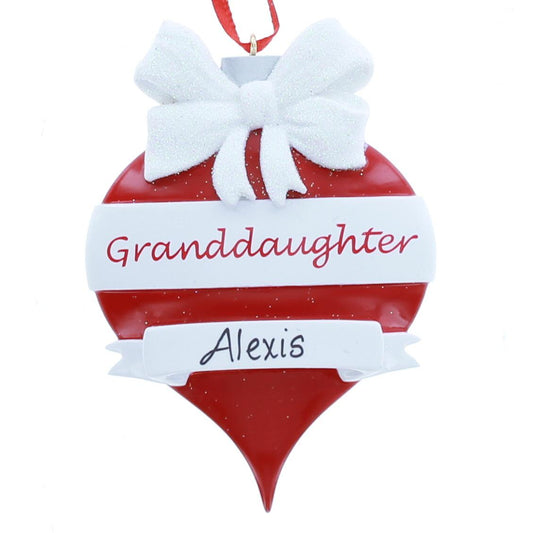 Granddaughter Ornament
