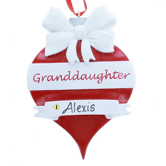 Granddaughter Ornament