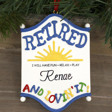 Retired Personalized Ornament