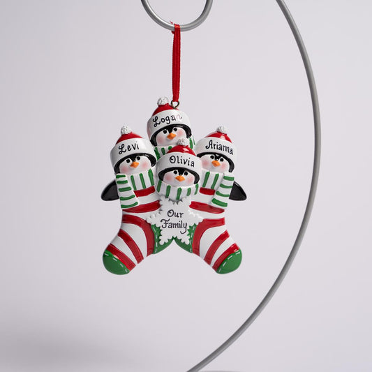Penguin Stocking Family Of 4