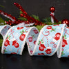 2.5Inch Blue Red Mittens Ribbon