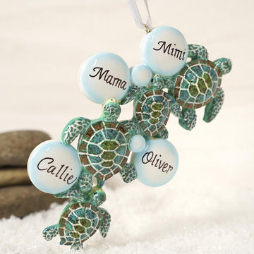 Turtle Kisses Family Of 4