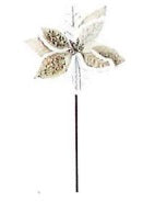 Champagne Poinsettia Stem