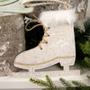 Tan Mountain Figure Skate Ornament - Christmas Place