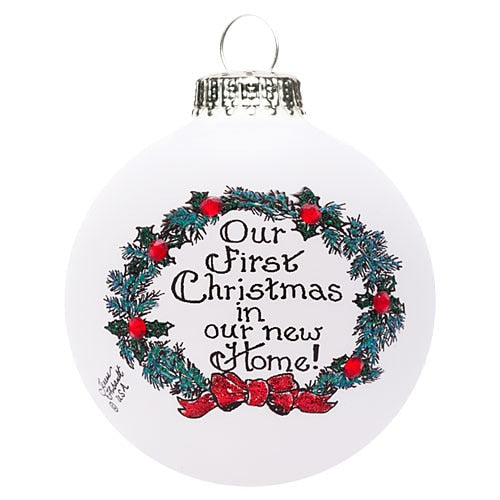 First Christmas in New Home Ornament