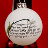 Daughter Peace Lily Christmas Ornament- Christmas Place
