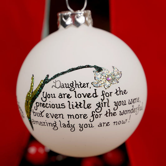 Daughter Lily Ornament - Christmas Place