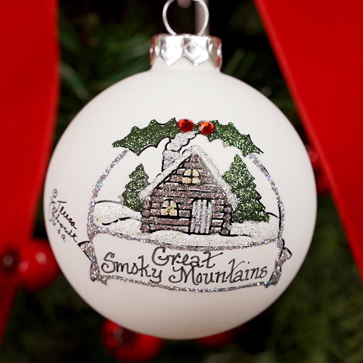 Great Smoky Mountains Cabin Ornament - Christmas Place