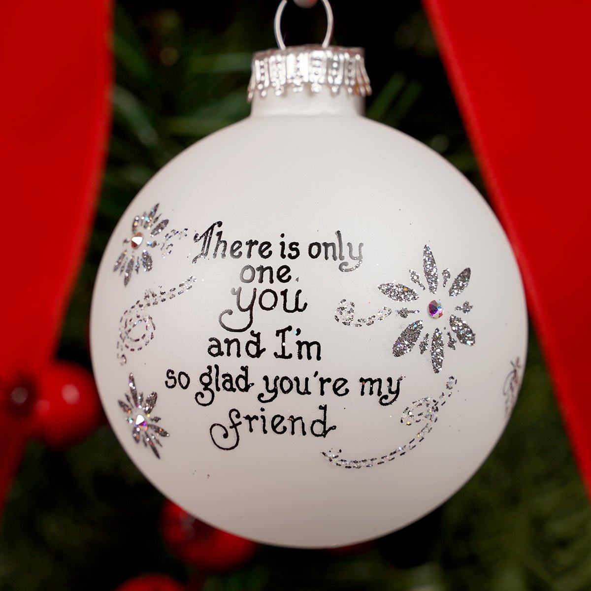So Glad You are My Friend Ornament - Christmas Place
