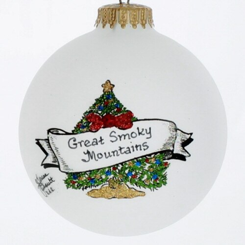 Great Smoky Mountains Christmas Tree Ornament