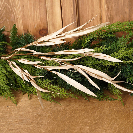 37IN NATURAL EUCALYPTUS SPRAY - Christmas Place
