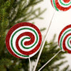 22IN RED GREEN WHITE LOLLIPOP SPRAY - Christmas Place