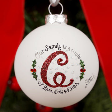 Family is a Circle C Christmas Ornament - Christmas Place