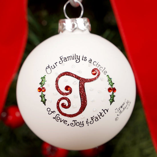 Family is a Circle T Christmas Ornament - Christmas Place