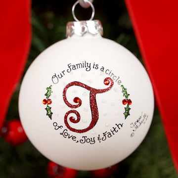 Family is a Circle T Christmas Ornament - Christmas Place