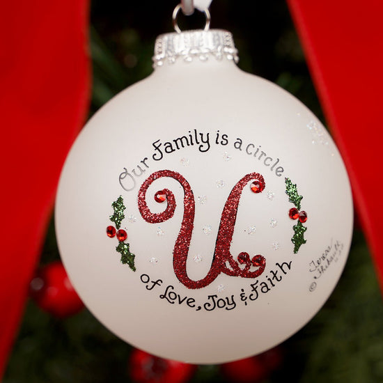 Family is a Circle U Christmas Ornament - Christmas Place