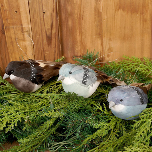 7 inch Blue Bird Christmas Tree Clips - Christmas Place