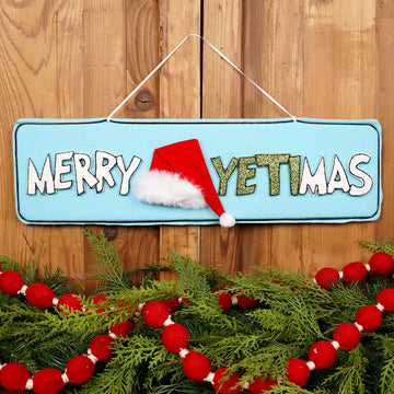 21Inch Yeti Sign Ornament