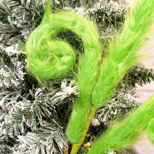 Light Green Fur Curl Spray - Christmas Place