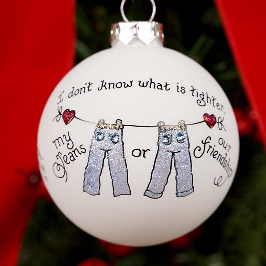 Friendship Jeans Personalized Ornament - Christmas Place