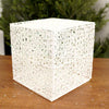 8x8x8Inch White Eyelash Box - Christmas Place
