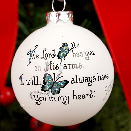 Memorial Butterfly Christmas Ornament - Christmas Place