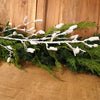 Snow Magnolia Bud Christmas Tree Spray - Christmas Place