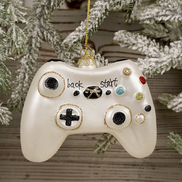 Glass Game Controller Ornament - Christmas Place