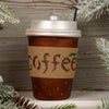 Glass Coffee Cup Christmas Ornament - Christmas Place