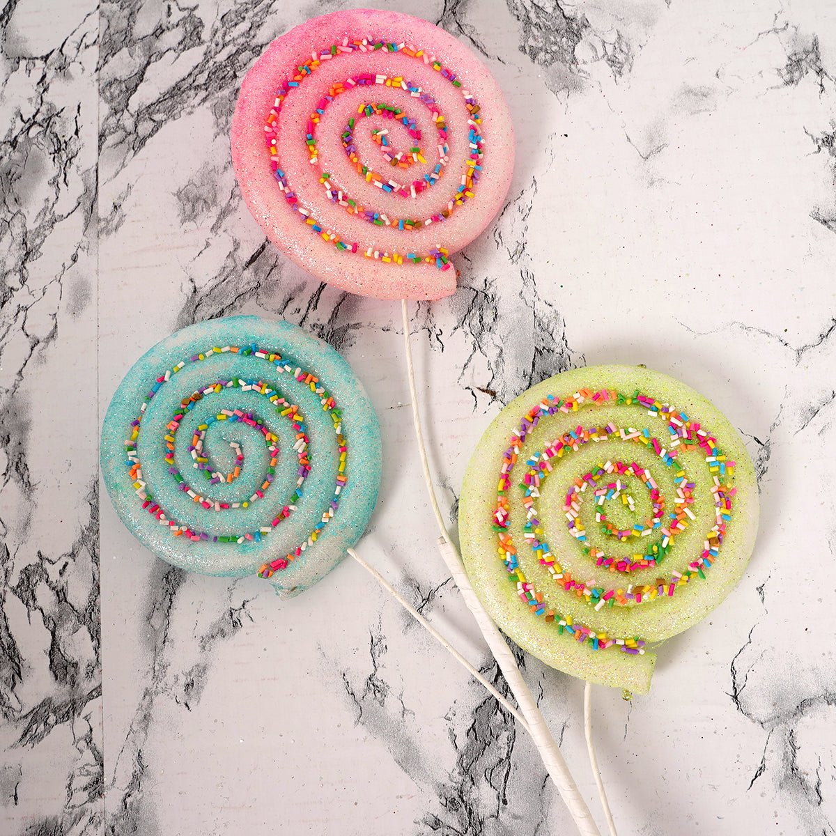 Pastel Lollipop Christmas Holiday Spray 28 inches in length- Christmas Place