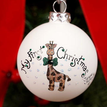 My First Christmas Giraffe Ornament - Christmas Place