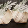 Gold Glitter Stripe Ribbon - Christmas Place