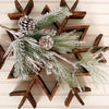 29 inches in length Christmas Snow Pine with Pine Cones Spray