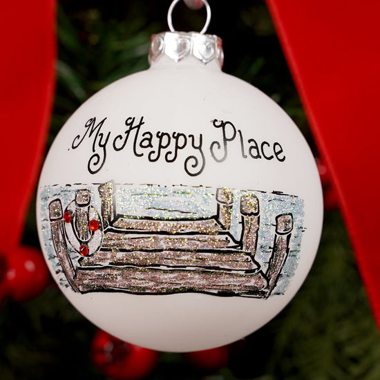 My Happy Place Dock Christmas Ornament - Christmas Place