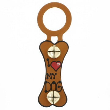 Love Dog Bone Doorknob Bell