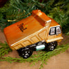 4.75Inch Glass Dump Truck Ornament - Christmas Place