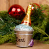 5.7Inch Glass Champagne Ornament - Christmas Place