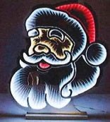 23.5IN LED INFINITY SANTA FACE