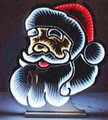 23.5IN LED INFINITY SANTA FACE